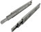 1 paio (2 PEZZI) SO-TECH® Guide a Estrazione Totale Guide per Cassetti Argento 300 mm (inserite) a Sfera Capacità di