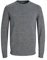 JACK & JONES Jjebasic Knit Crew Neck Noos, Felpa Uomo, Blu (Navy Blazer Detail: Twisted With Jet Stream), XX-Large