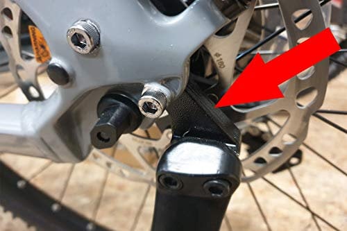 XLC KS-X05 Seitenständer Adapter Platte für Haibike Sduro/Xduro
