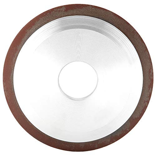Oumefar Disco abrasivo diamantato per affilare 125 mm x 32 mm Disco abrasivo resistente per molatura in acciaio duro al carburo (4,9 pollici * 1,3 pollici)