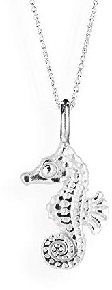 Heartbreaker Sealife Seepferdchen-Anhänger klein I Edler Kettenanhänger aus 925 Sterling Silber I Nickelfreier Silberanhänger in Goldschmiedequalität I Hochwertiger Anhänger für Damen I LD SL 34
