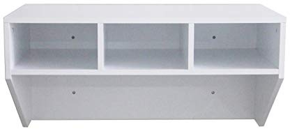 HTI-Line Wandschreibtisch Thekla M Laptoptisch Regal Ablage Sekretär Weiß