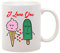 Tazza Mug SanValentino Regalo Fidanzati Innamorati I love You - love