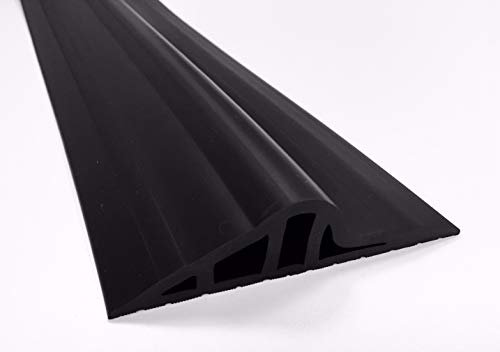 STORMSTOP 30mm High Garage Door Threshold Seal 2.5m (8'2) / Black + Adhesive