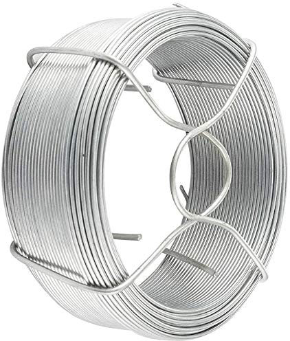 Alambre de Hierro Galvanizado Rollo 1,5 mm 50 metros, Jardín, Manualidades (SET 2)