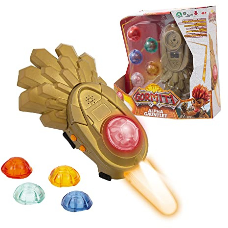 Famosa- Gormiti S3 Armband, Spielzeug Serie Zeichnungen, mit farbigen Edelsteinen mit Licht und Ton, ab 4 Jahren (GRA11110)