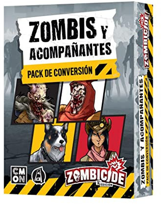 Edge Entertainment Zombicide Segunda Edición Zombis y acompañantes - Juego de Miniaturas en Español CMZCD009ES