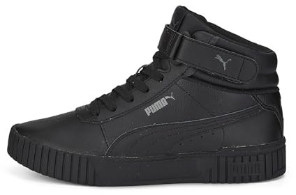 PUMA Women Carina 2.0 Mid Baskets, Puma Black Puma Black Dark Shadow, 37.5 EU
