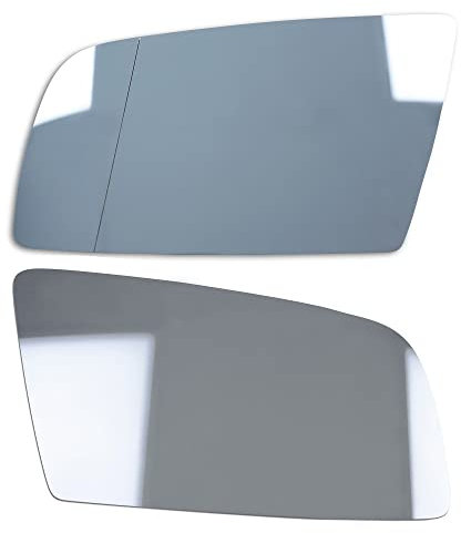 BESTPRICE 1x Spiegelglas links & rechts aspährisch beheizt Außenspiegel SeitenspiegelglasKompatibel mit BMW 5er (E60), 5 Touring (E61)