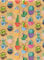 ARKRAFT Carta da Regalo 90 x 65 cm Set 3 Fogli confezione Senza Plastica disegno cactus (18-9229)