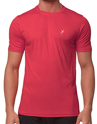 CFLEX Herren Sport Shirt Fitness T-Shirt Sportswear Collection - Rot XXL