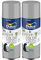 Dulux Valentine Peinture Intérieure et Extérieure Aérosol Color Touch - Satin Titanium 400 ml - Lot de 2