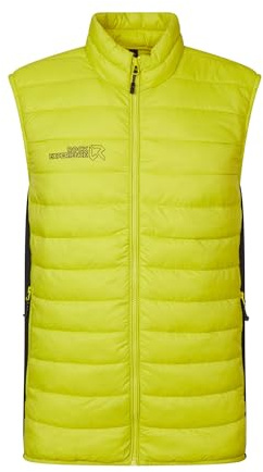 Rock Experience REMV01451-C514 FORTUNE HYBRID MAN VEST Jacket Herren 1809 SULPHUR SPRING+0208 CAVIAR 3XL