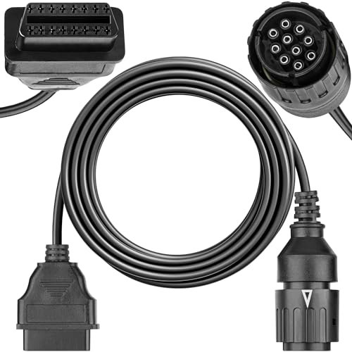 KapStrom 10-poliger auf 16-poliger OBD-2-Anschluss, Adapterkabel für BMW-Motorrad-Diagnosescans, robuster Scanner, kompatibel mit Motorrädern der Baujahre 1996–2016