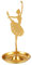 PATIKIL Porte-Boucles D'Oreilles, Support pour Boucles D'Oreilles, Présentoir pour Boucles D'Oreilles, Rangement en Métal pour Bijoux, Décoration de Chambre, Danseuse de Ballet