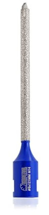SHDIATOOL Diamond Mortar Raking Bit 8mmx121mm Mortar Router Bit with Carbide Positioning for Brickwork Joint Mortar Removal and Tuck Pointing Granite Marble Masonry Stone (8mm x 121mm), M14 Thread