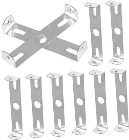 Uonlytech 10 Sets Beleuchtungshalterung Lampenbefestigungsteile DIY Lichtwerkzeuge Beleuchtungsbefestigungshalterung Lichthalterung Hängende Leuchten Leuchtenmontagehalterung