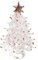 albero di Natale in vetro colorato, 2 pezzi di albero di Natale, statuette invernali per casa delle bambole, da collezione in vetro artificiale come decorazione della stanza, albero di Natale
