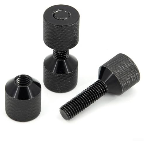 Zwei Lochstifte Flanschausrichter 1/8 Zoll 2 Loch Pins Set 6061 Aluminium Konstruktion Flansch Ausrichtungsstift 2 Loch Flansch Ausrichtungsstift für Auto Schiffsmaschinen