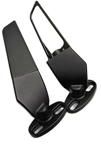 HYPERICIN Motorrad Rückspiegel Motorrad-Außenspiegel, Verstellbar, Drehbar, Für YA&MA&HA, Für R6 R1 R3 R125 R15 Teile Motorrad Spiegel Rückspiegel