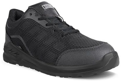 Titan Safety Footwear Jogger S1P SR Lightweight Safety Trainers, Mens Womens Safety Shoes, Steel Toe Cap with Protective Midsole, Work Trainers, Safety Shoes, Black Work & Utility Footwear – Size 9