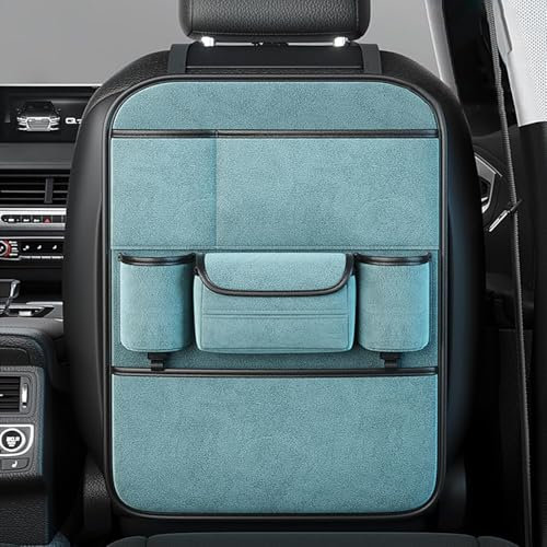 MadongJ Autositz Organizer für Subaru Leone, Autositz Organizer Rücksitz Organizer mit Aufbewahrungstasche mit großer Kapazität Taschen,Blue/C