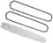 Barra guida per motosega da 45,7 cm, 2 pezzi, catena .063 .325 68DL compatibile con Stihl MS 211 210 250 251 230 pezzi di ricambio