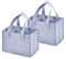 KUIZHEN 2Pcs Felt Wine Bottle Carrier Bags, Portable Wine Bottle Bag for 6 Bottle Wine Carrier Bags with Handle, Wine Bottle Bag for Storing Carrying Wine Beer Champagne Drinks Carrier