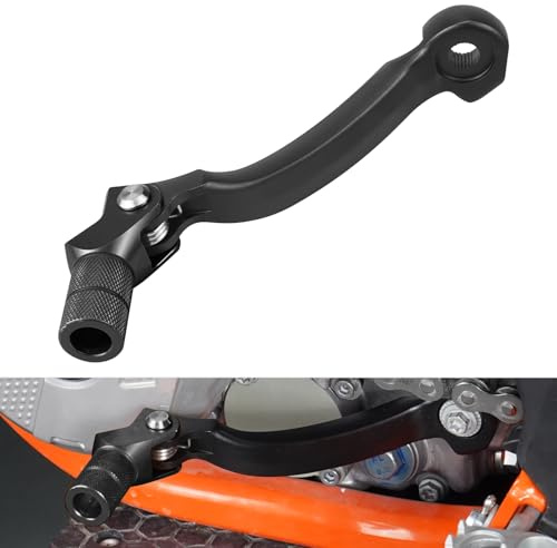 NICECNC Palanca de Cambios de Motocicleta de Aluminio Compatible with Husqvarna TC TE FC FE TX FX FS 125-501 2014-23 701 Enduro Supermoto 16-22, Compatible with GasGas EX EC MC 125-300 2021-23, Ver