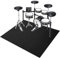 Tapis pour Batterie et Percussions Antidérapant Tapis Professionnel de Jazz pour Grosse Caisse Claire Autres Instruments de Musique Tapis Batterie Acoustique Tapis Insonorisé pour Piano 120 x 80 cm