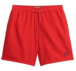 Superdry Herren Essential 16-Zoll-Badeshorts Rouge Rot S