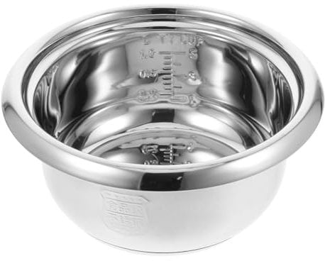 CHICAMPERA Electric Cooker Inner Pot Replacement Non-stick Rice Pot Container for Meal Prep Fit Stainless Steel Cooking Accessory for Families Versatile Cooking Options