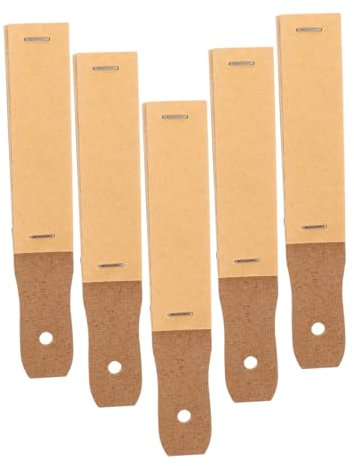 OSALADI 5 Pièces Dessin Crayon Sandboard blocs de ponçage bloc de ponçage à la main papier de verre de cloison sèche Sable Outil de dessin papier de verre de polissage de crayon MDF