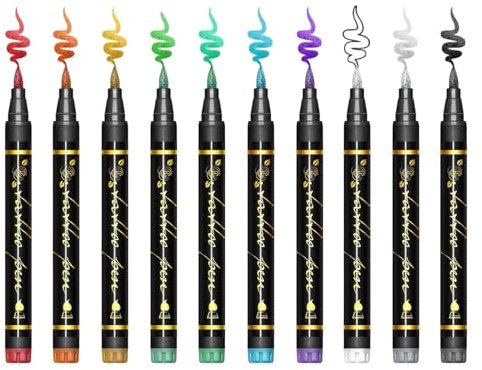 Marqueurs Artistiques Corporels | Marqueur Corporel Tendance - Peinture pour Visage Lavable en 10 Couleurs pour Festival Halloween Cosplay Fête Femmes Hommes Adultes