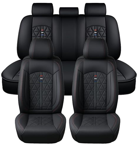 5-PCS Full Set Car Seat Covers For Dacia Duster Jogger Logan Logan Stepway Sandero Sandero Stepway－Breathable / Wear-resistant / Non-slip，Car Seat Protectors, Front and Rear Car Seat Covers (Full set)