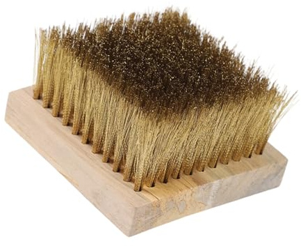 LLINthy Mehrzweck Skibürsten Set Langlebig Holzgriff Design Für Effektive Bodenreinigung Und Kantenbearbeitung Skikanten Polierbürste Mit Holzgriff