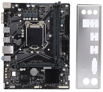 Vikye H410M-S2 Micro-ATX-Motherboard, LGA 1200-Sockel, 64 GB DDR4 2933 MHz PCIe 3 SATA3 6 Gbit/s M.2-Steckplätze Dual-Channel-Motherboard
