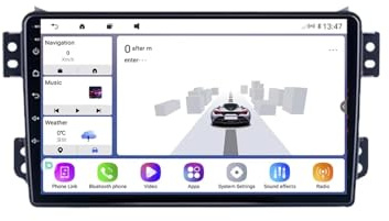 Car Radio per Peugeot RCZ 308 SW 2007-2015 Android 15 9 Pollici Touch Screen Wireless Carplay Android Auto Per, 8 core 8G+256G