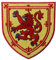 Schottland Wappen Bestickter Kreuz Löwenschild Aufnäher zum Aufbügeln/Annähen