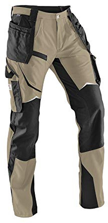 Kübler 23505365-2599-118 Hose Activiq High Größe, Sandbraun/Schwarz, 118