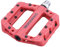 BONMIXC Nylon Fahrradpedale 9/16 Zoll Plattform Rennrad Pedale Cr-Mo Spindel Abgedichtetes Lager DH BMX Fahrradpedale (Rot)