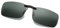 DAUCO polarisierte Sonnenbrille für Brillenträger Überzieh-Sonnenbrille mit Brillen-Etui für Herren und Damen Sonnenbrillen-Clip