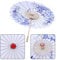 Diyeeni Chinesischer Traditioneller Sonnenschirm, Handgemachte Regenschirm, Geöltem Papier Regenschirm, Holzgriff 55cm, Wunderbares Kostüm Tanz Fotografie Kunst Zubehör Party (Blau)