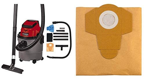 Einhell Akku-Nass-Trockensauger TC-VC 18/15 Li-Solo Power X-Change (Li-Ion, 18 V, Kunststoffbehälter 15 l, 4 Rollen, inkl. Saugschlauch, div. Filter, inkl. Schmutzfangsack, ohne Akku und Ladegerät)