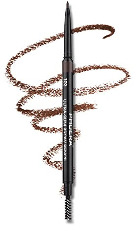 Augenbrauenstift,Ultrafeiner Augenbrauenstift,Eyebrow Pencil Wasserfest und Langanhaltend,Naturhaareffekt,Mit Augenbrauenbürste (102 Soft Brown)