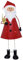 Dadeldo Home Weihnachtsmann -Harry- Metall 43cm rot Dekoration Dekofigur