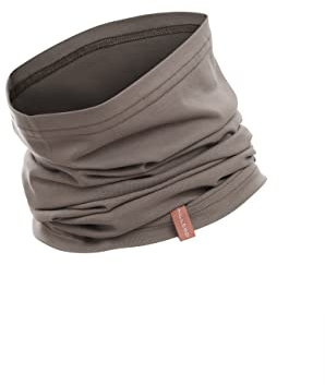 Halstuch aus Baumwolle, Multifunktionstuch, Schlauchtuch, Bandana, Geschenk für Frauen und Männer, Farbe/Design:Taupe