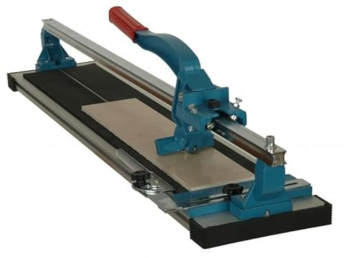 Fliesenschneider, manuelle Fliesenschneidmaschine DEDRA, 800 mm, 80 cm, mit Kugellager, Führungsschiene mit „X“-Profil, Aluminium-Chassis, mit gummierter Arbeitsplatte