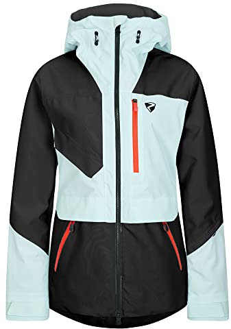 Ziener Damen TARSI Ski-Jacke/Freeride | sympatex, PFC frei, Wolle, ice, 46