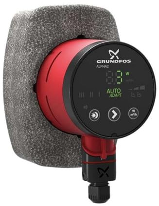 Pompa circolare, 25-40 1x230 V, per sistemi di riscaldamento e aria condizionata, modello Alpha2, 14 x 11 x 13 centimetri, colore nero (riferimento: 99411143)